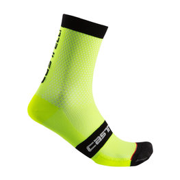 CASTELLI calcetines clásicos - SUPERLEGGERA 12 - amarillo/negro