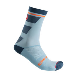 CASTELLI calcetines clásicos - TROFEO 15 - azul/azul claro