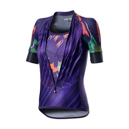 CASTELLI jersey de manga corta - CLIMBER'S LADY - púrpura