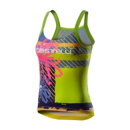CASTELLI camiseta sin mangas - UPF0 LADY - multicolor/rosa
