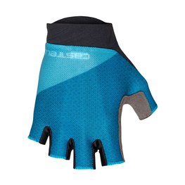 CASTELLI guantes de dedos cortos - ROUBAIX GEL 2 LADY - azul claro