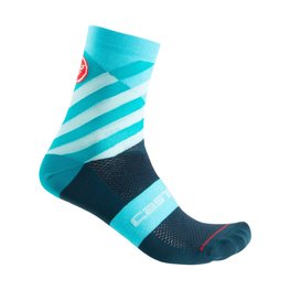 CASTELLI calcetines clásicos - TALENTO W LADY - azul/turquesa