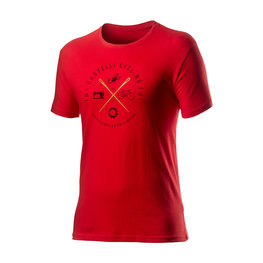 CASTELLI Camiseta de manga corta - SARTO - rojo