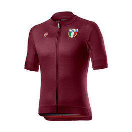 CASTELLI jersey de manga corta - ITALIA 20 - granate