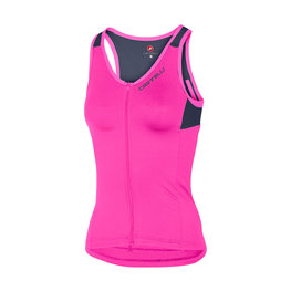 CASTELLI maillot sin mangas - SOLARE LADY - azul claro/rosa