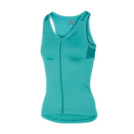 CASTELLI maillot sin mangas - SOLARE LADY - azul claro/rosa