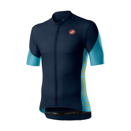 CASTELLI jersey de manga corta - ENTRATA V - azul/azul claro