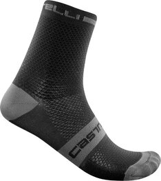CASTELLI calcetines clásicos - SUPERLEGGERA T 12 - negro/gris