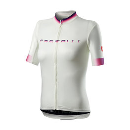CASTELLI jersey de manga corta - GRADIENT LADY - marfil