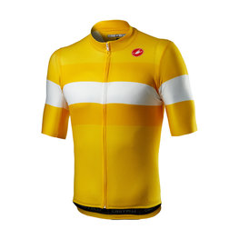 CASTELLI jersey de manga corta - LA MITICA - amarillo/blanco