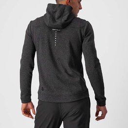CASTELLI sudadera - MILANO FZ FLEECE - negro