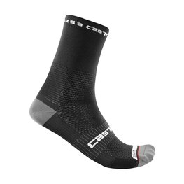 CASTELLI calcetines clásicos - ROSSO CORSA PRO 15 - negro