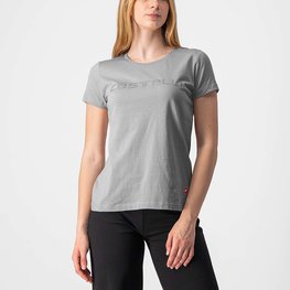 CASTELLI Camiseta de manga corta - SPRINTER W TEE LADY - gris