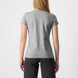 CASTELLI Camiseta de manga corta - SPRINTER W TEE LADY - gris
