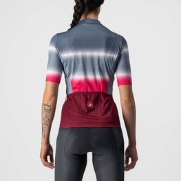 CASTELLI jersey de manga corta - DOLCE LADY - granate/azul