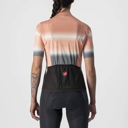 CASTELLI jersey de manga corta - DOLCE LADY - gris/negro/rosa