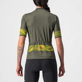 CASTELLI jersey de manga corta - FENICE LADY - amarillo/verde