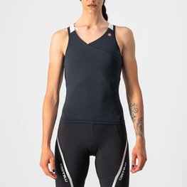 CASTELLI maillot sin mangas - SOLARIS LADY - negro/blanco