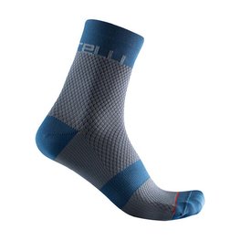 CASTELLI calcetines clásicos - VELOCISSIMA 12 LADY - gris/azul