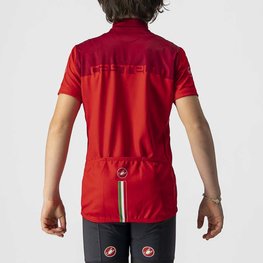 CASTELLI jersey de manga corta - NEO PROLOGO KIDS - rojo