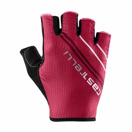 CASTELLI guantes de dedos cortos - DOLCISSIMA 2 LADY - rojo