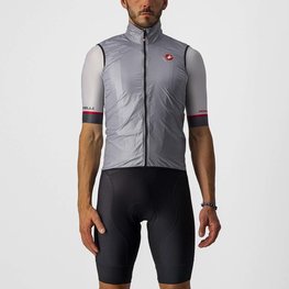 CASTELLI chaleco - ARIA - plateado