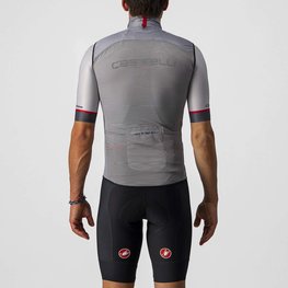 CASTELLI chaleco - ARIA - plateado