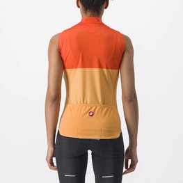 CASTELLI maillot sin mangas - VELOCISSIMA LADY - naranja