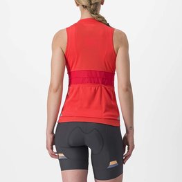 CASTELLI maillot sin mangas - ANIMA 4 LADY - naranja