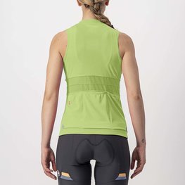 CASTELLI maillot sin mangas - ANIMA 4 LADY - verde claro
