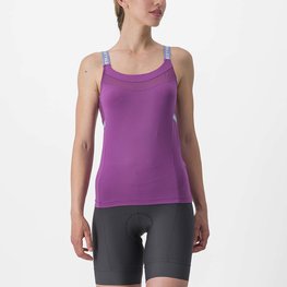 CASTELLI maillot sin mangas - BAVETTE LADY - púrpura