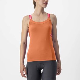 CASTELLI maillot sin mangas - BAVETTE LADY - naranja