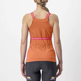 CASTELLI maillot sin mangas - BAVETTE LADY - naranja