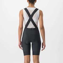 CASTELLI pantalones cortos de tirantes - UNLIMITED CARGO LADY - negro
