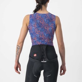 CASTELLI camiseta sin mangas - PRO MESH 4 W LADY - azul