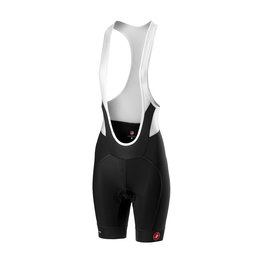 CASTELLI pantalones cortos de tirantes - VELOCISSIMA LADY - negro