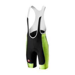 CASTELLI pantalones cortos de tirantes - EVOLUZIONE 2.0 - amarillo/negro