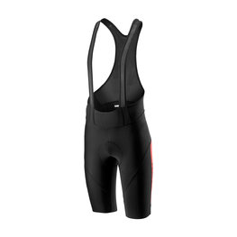 CASTELLI pantalones cortos de tirantes - VELOCISSIMO IV - rojo/negro