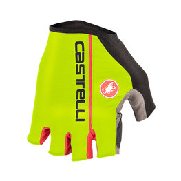 CASTELLI guantes de dedos cortos - CIRCUITO - amarillo/rojo