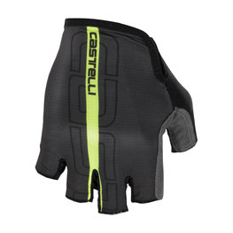 CASTELLI guantes de dedos cortos - TEMPO - gris/amarillo
