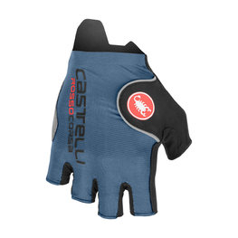 CASTELLI guantes de dedos cortos - ROSSO CORSA PRO - azul