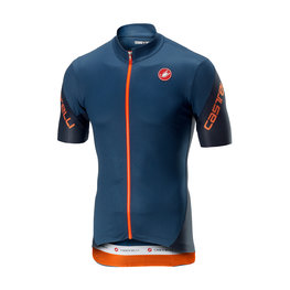 CASTELLI jersey de manga corta - ENTRATA 3.0 - azul/naranja