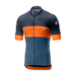 CASTELLI jersey de manga corta - PROLOGO VI - naranja/azul