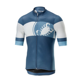 CASTELLI jersey de manga corta - RUOTA - azul/blanco