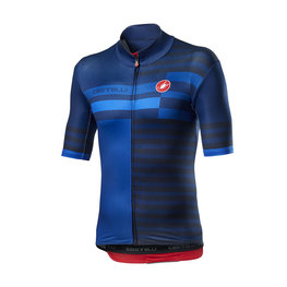 CASTELLI jersey de manga corta - MID WEIGHT PRO - azul