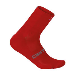 CASTELLI calcetines clásicos - QUATTRO 9 - rojo
