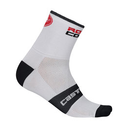 CASTELLI calcetines clásicos - ROSSO CORSA 9 - blanco