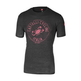 CASTELLI Camiseta de manga corta - ARMANDO - rosa/gris