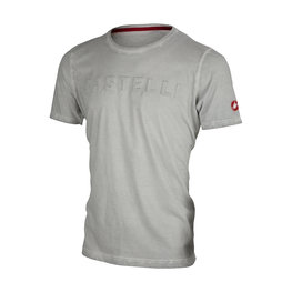 CASTELLI Camiseta de manga corta - BASSORILIEVO - gris