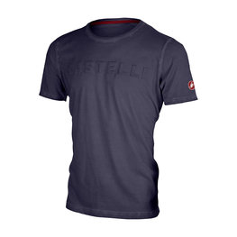 CASTELLI Camiseta de manga corta - BASSORILIEVO - azul